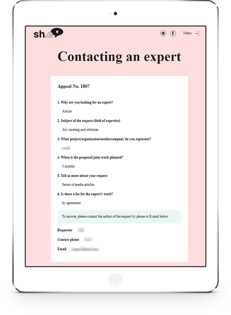 Contacting an Expert