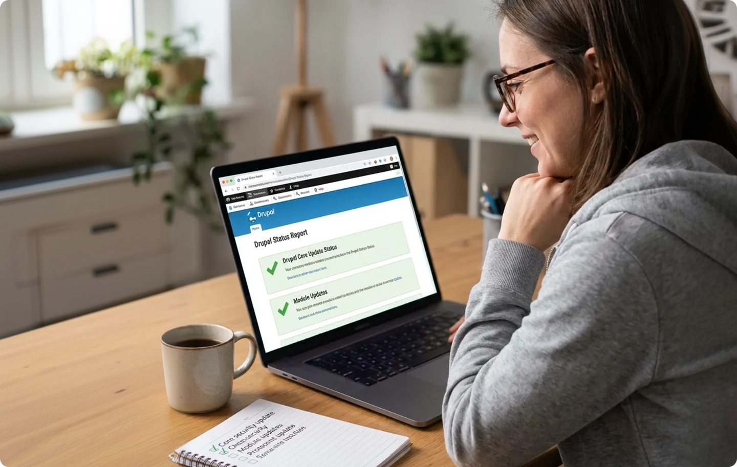 Keep Drupal core and modules up to date