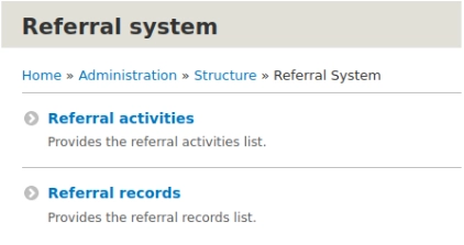 Drupal referal System